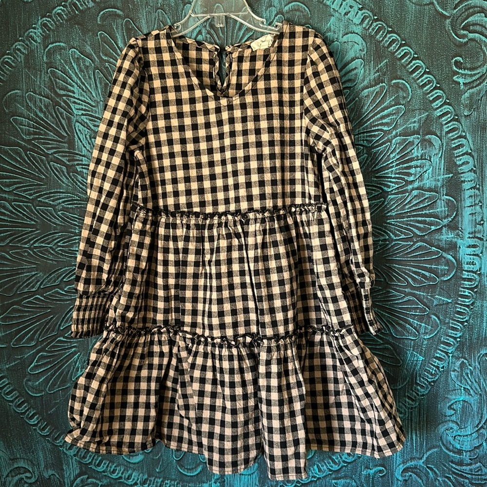 Hayden Girls Plaid Dress sz M